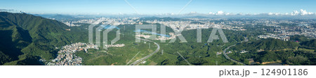 Aerial view of landscape in shenzhen city, China Aerial view of landscape in shenzhen city, China 124901186