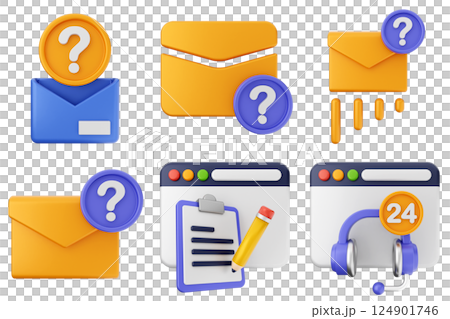 3d helpdesk support center customer service icon set bundle 3d helpdesk support center customer service icon set bundle 124901746