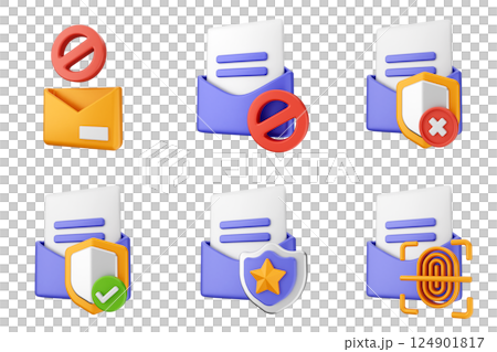 3d internet security protection icon set bundle 3d internet security protection icon set bundle 124901817
