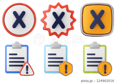 3d warning danger alert caution risk important sign 3d warning danger alert caution risk important sign 124902016