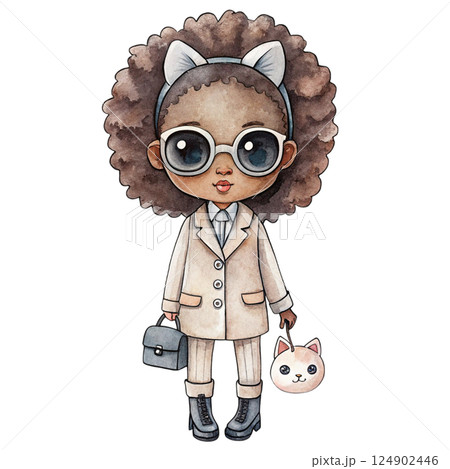 Black Character Suit Sunglasses business 124902446