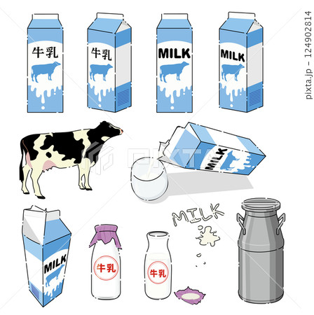 milk-牛乳- 124902814