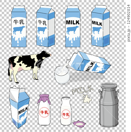 milk-牛乳- 124902814