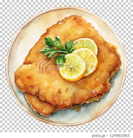 National food Clipart Watercolor 124902865