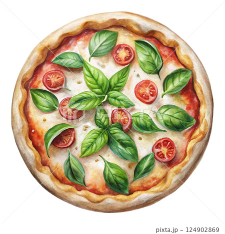 National food Clipart Watercolor 124902869