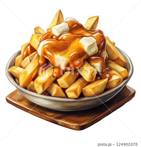 National food Clipart Watercolor 124902878