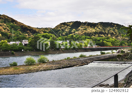 宇治の世界遺産平等院鳳凰堂周辺の情景 124902912