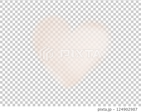 水彩畫，簡單，柔軟的白色心形插圖 124902987