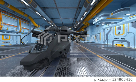 宇宙船格納庫 124903416