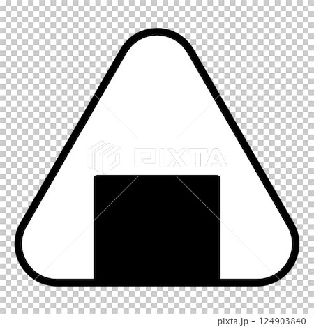 おにぎり_ベクター素材_01 おにぎり_ベクター素材_01 124903840