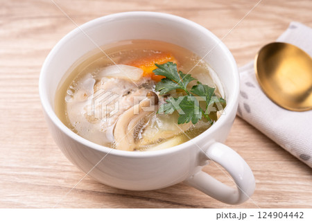 鶏と大根の塩こうじスープ 124904442