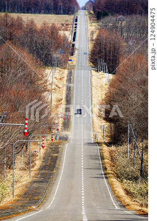 北海道中標津町にあり開陽台近くにある通称ミルクロード 124904475