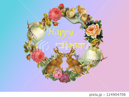 Happy Easter Card 124904706