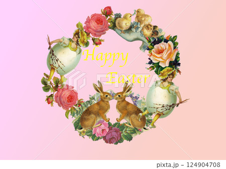 Happy Easter Card Happy Easter Card 124904708
