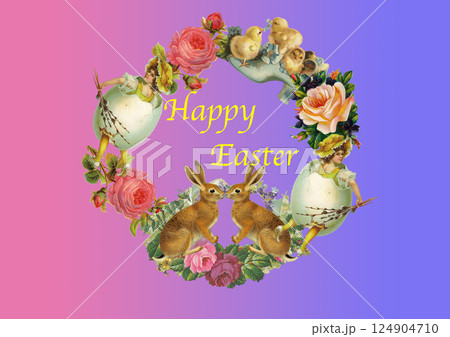 Happy Easter Card Happy Easter Card 124904710