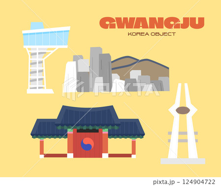 Korea City Travel Landmark Object Korea City Travel Landmark Object 124904722