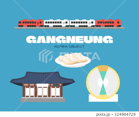 Korea City Travel Landmark Object 124904729