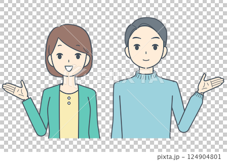 Men and women to guide 124904801