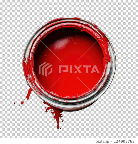 A splash of red wine liquid pours from a bottle into a glass transparent background 124905768