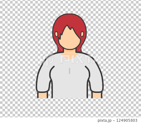 Red haired woman 124905803