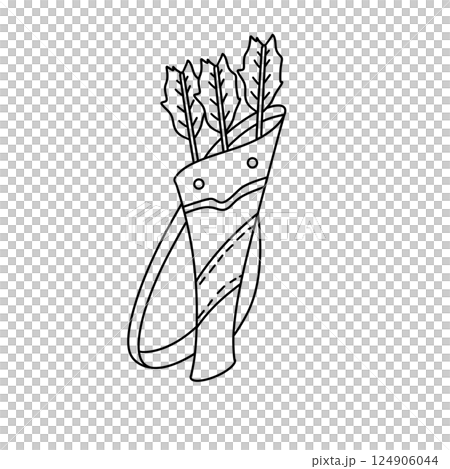 A bow with arrows in it A bow with arrows in it 124906044