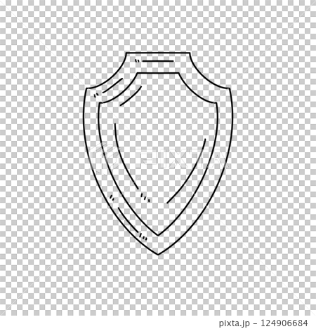 A shield with a reflection of a person on it A shield with a reflection of a person on it 124906684