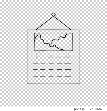 A white framed calendar with a picture of a map on it A white framed calendar with a picture of a map on it 124906879