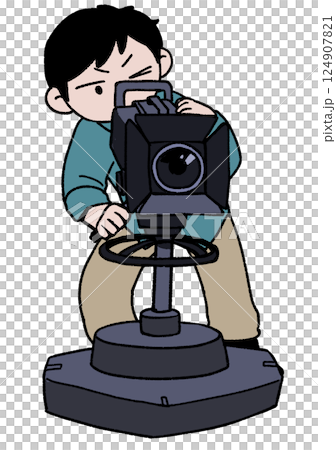 Television photographer 124907821