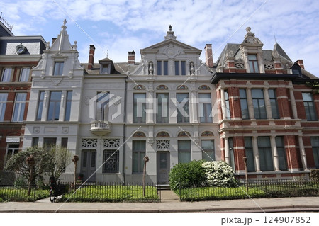 ベルギー・アントワープのズレンボルフ地区 124907852