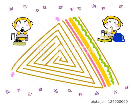 サンドイッチの迷路 124908069