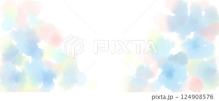 紫や青い花のような水面の滲んだような模様背景イラスト 紫や青い花のような水面の滲んだような模様背景イラスト 124908576