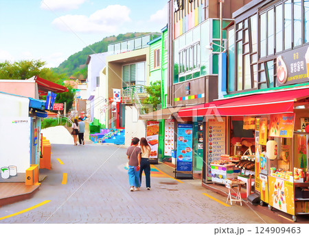釜山 甘川文化村 釜山 甘川文化村 124909463