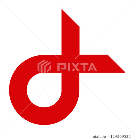 letter logo d vector letter logo d vector 124909526