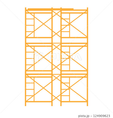 Scaffolding icon vector Scaffolding icon vector 124909623