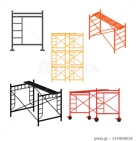 Scaffolding icon vector 124909626