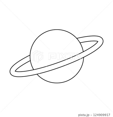 planet icon vector 124909917