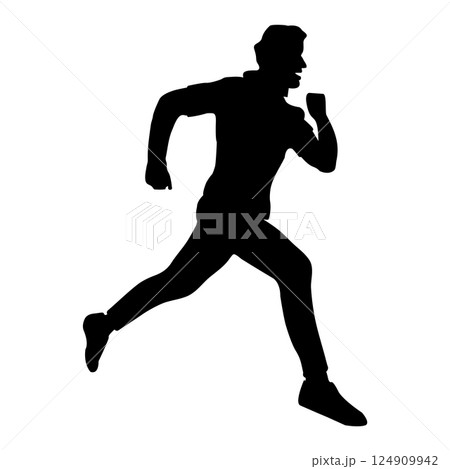 running man icon vector running man icon vector 124909942