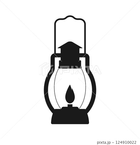 Camping Lantern icon vector 124910022
