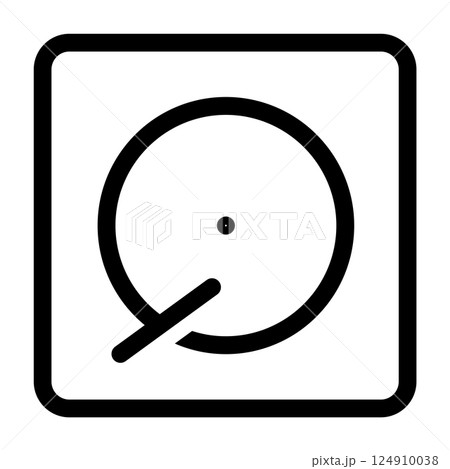 Hard Disk Drive, Hardware HDD Storage icon vector Hard Disk Drive, Hardware HDD Storage icon vector 124910038