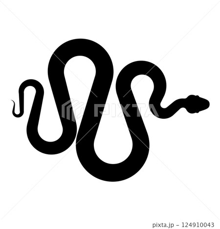 snake vector icon 124910043