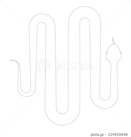 snake vector icon 124910046