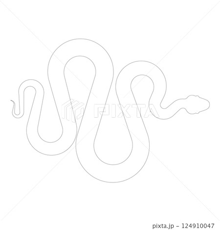 snake vector icon 124910047