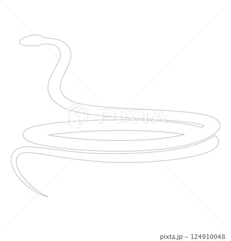 snake vector icon snake vector icon 124910048