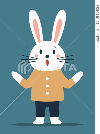 何かを喋っているうさぎ 何かを喋っているうさぎ 124910855