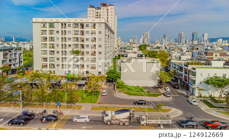A city in Vietnam. A city in Vietnam. 124912669