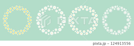 White tiny wildflowers frame set White tiny wildflowers frame set 124913556