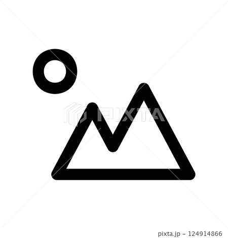A minimal symbol representing a subject picture A minimal symbol representing a subject picture 124914866