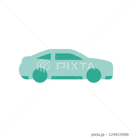 A minimalistic symbol reflecting the essence of the car 124915090