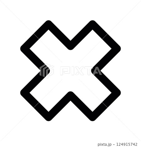 An essential design element showcasing the subject cross, No way 124915742