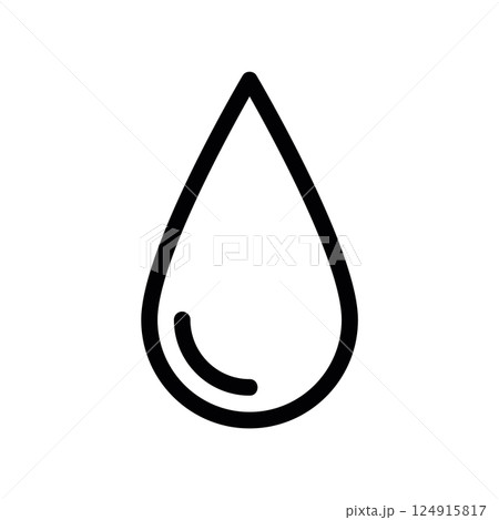 An essential design element showcasing the subject Clear water drop 124915817